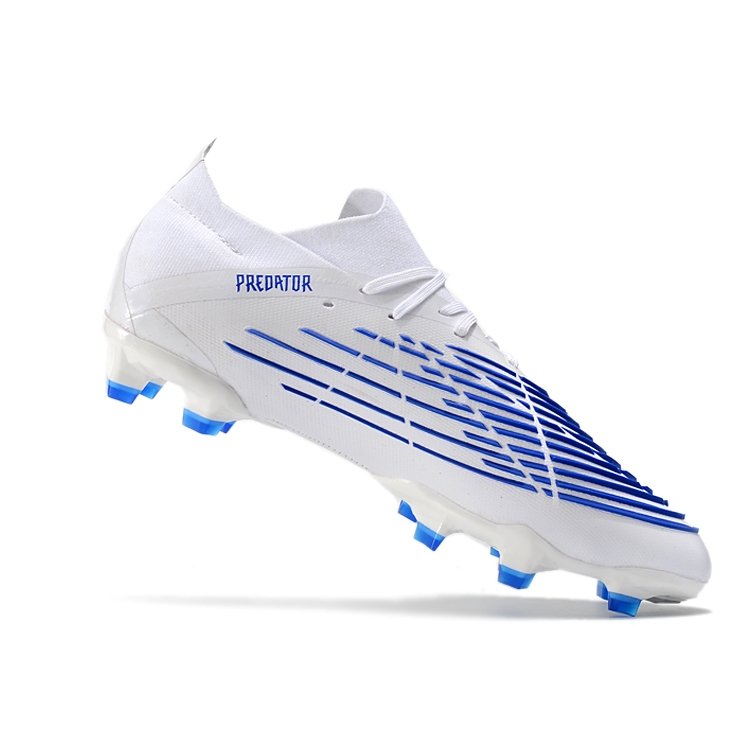 Chuteira de Campo ADIDAS Predator Edge.1 Low FG Branco Azul