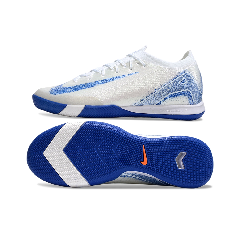 Chuteira Futsal Nike Air Zoom Mercurial Vapor 16 Pro Blue Print Full