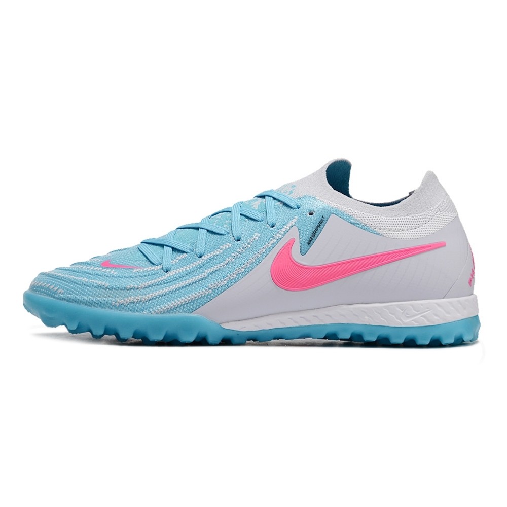 Chuteira Nike React Phantom GX 2 Pro Society Cinza/Azul