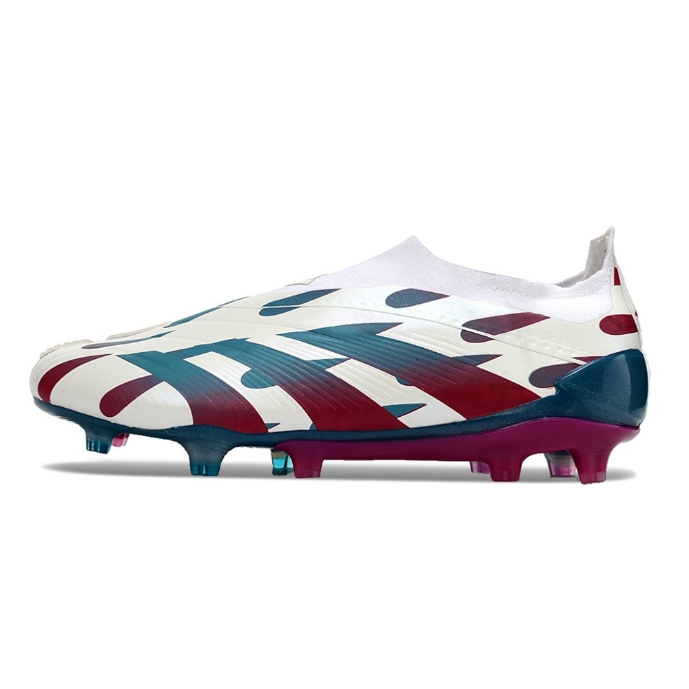 Chuteira de Campo ADIDAS Predator Elite LL FG Branco/Verde/Vinho