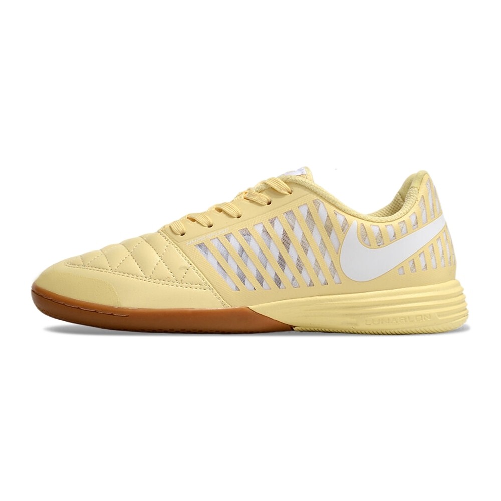 Chuteira NIKE Lunar Gato II Futsal Amarelo/Branco