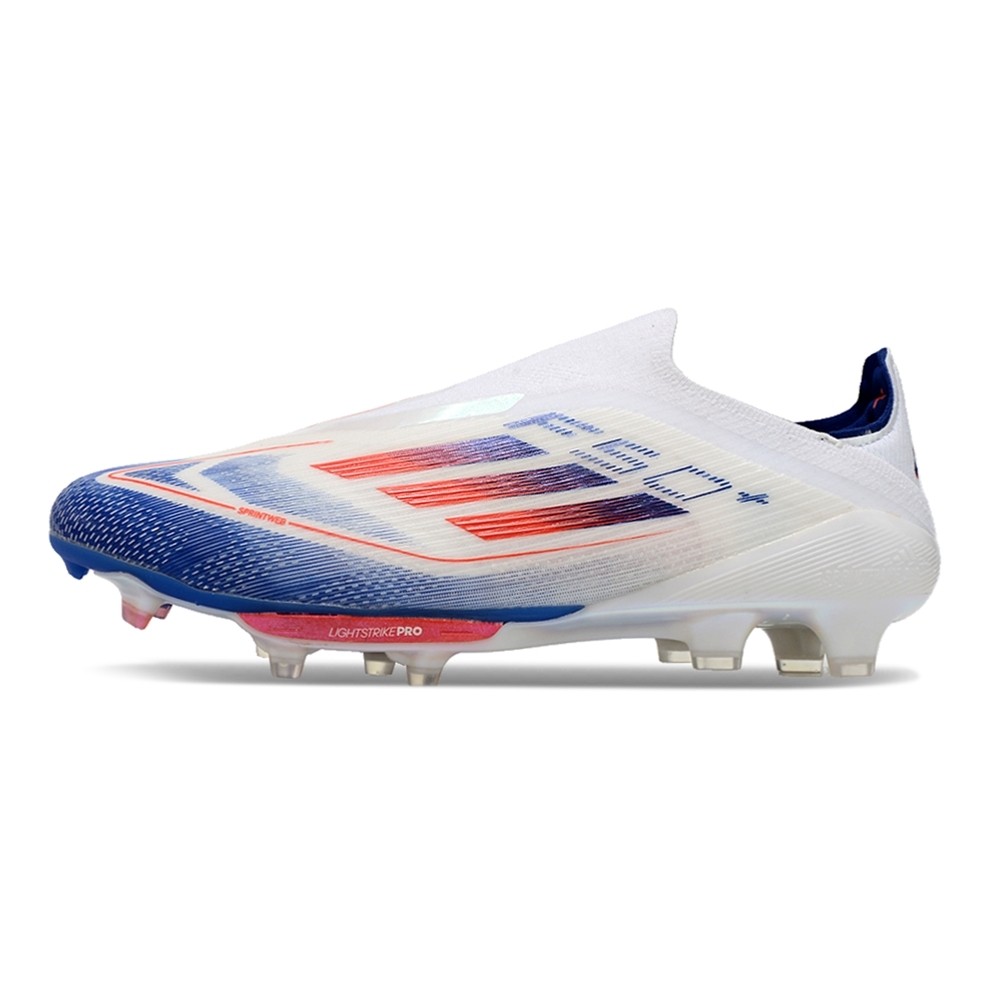 Chuteira de Campo ADIDAS F50+ Elite FG Branco/Azul