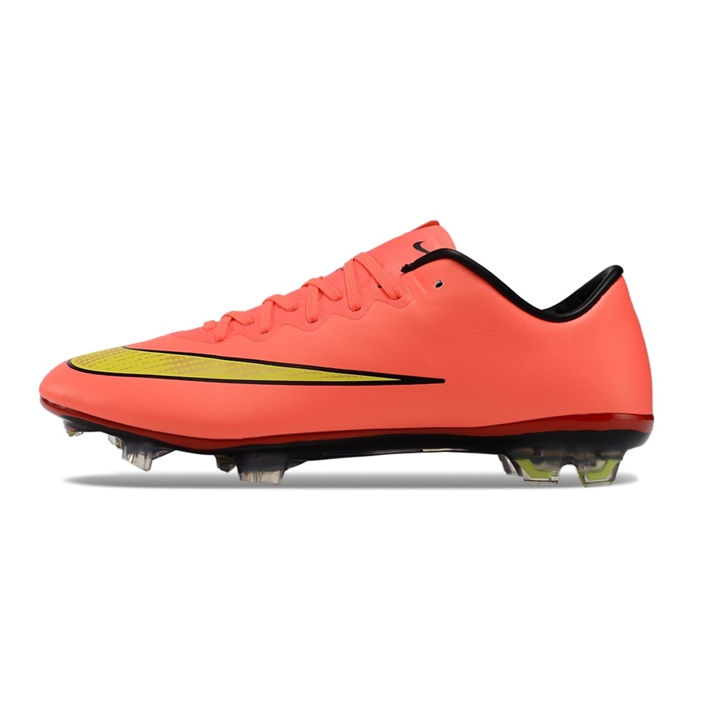 Chuteira de Campo NIKE Mercurial Vapor X FG Vermelho/Amarelo