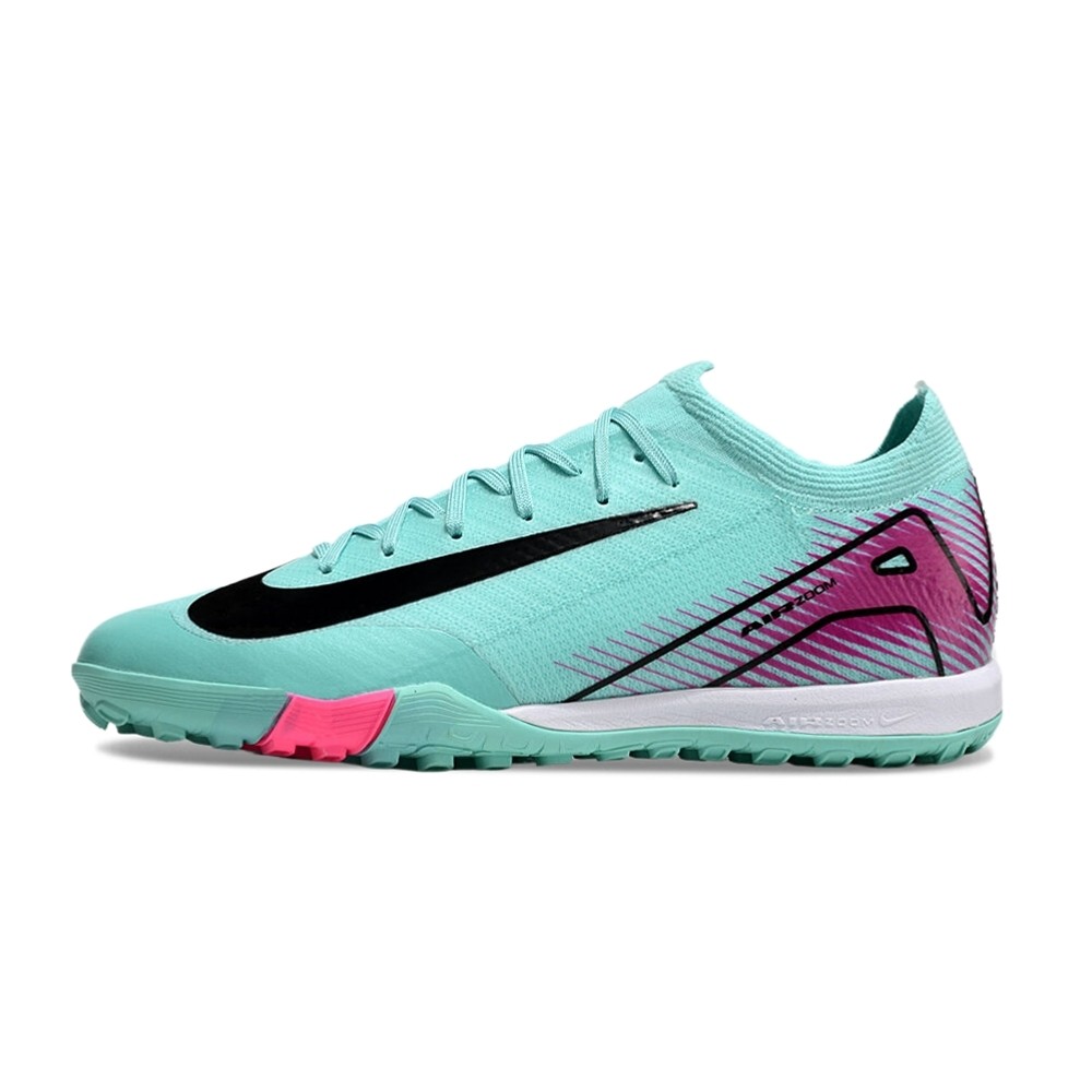 Chuteira Nike Air Zoom Mercurial Vapor 16 Pro Society Verde/Rosa