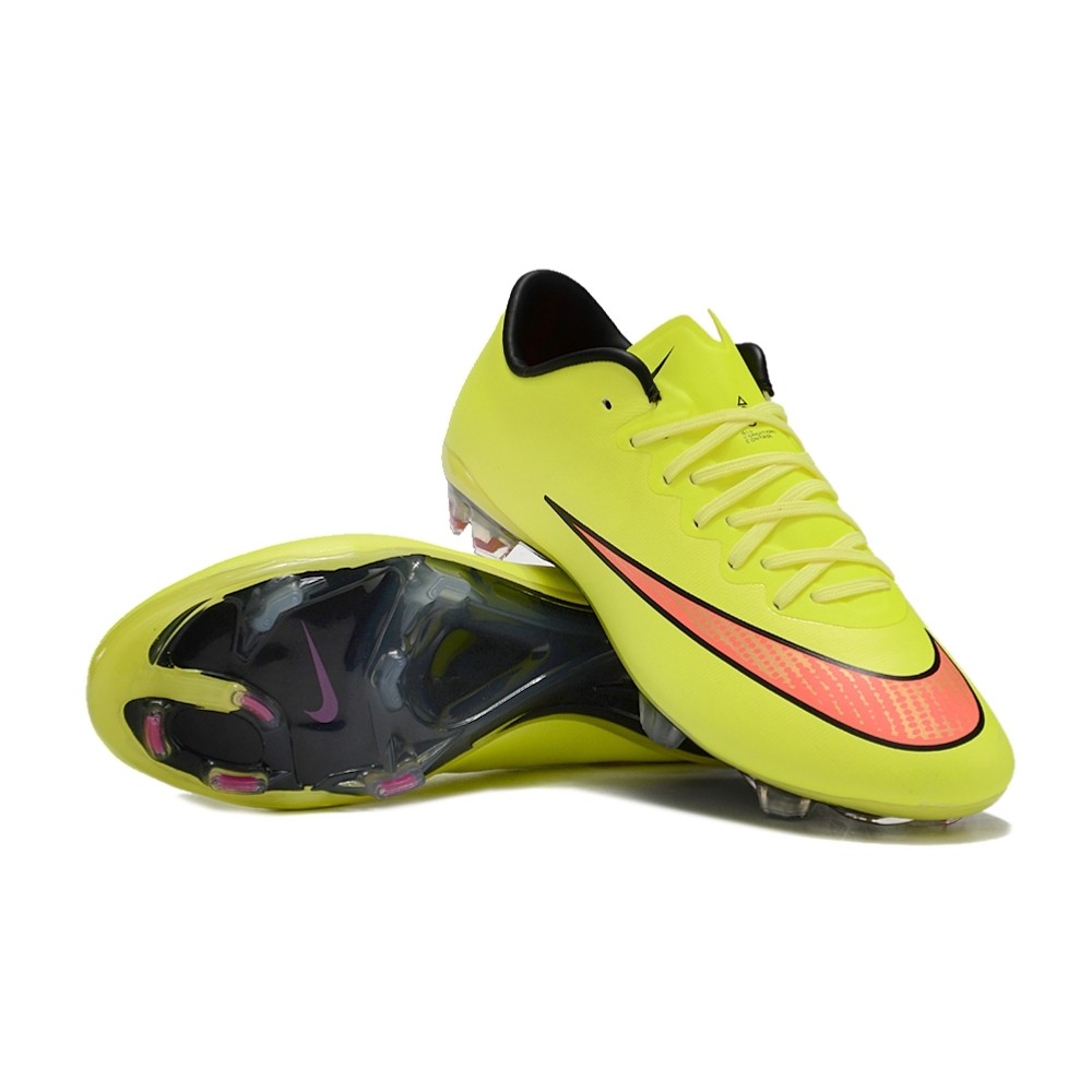 Chuteira de Campo NIKE Mercurial Vapor X FG Amarelo