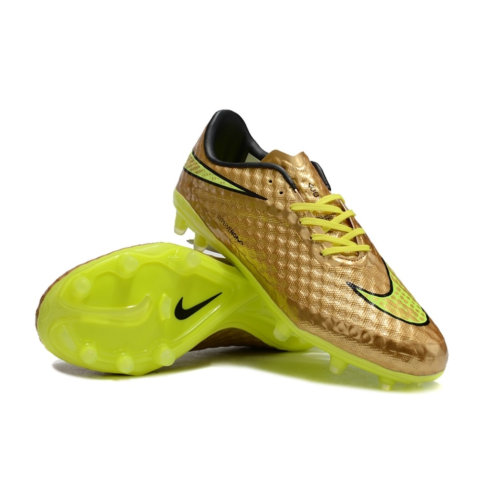 Chuteira de Campo NIKE Hypervenom Phantom FG Dourado