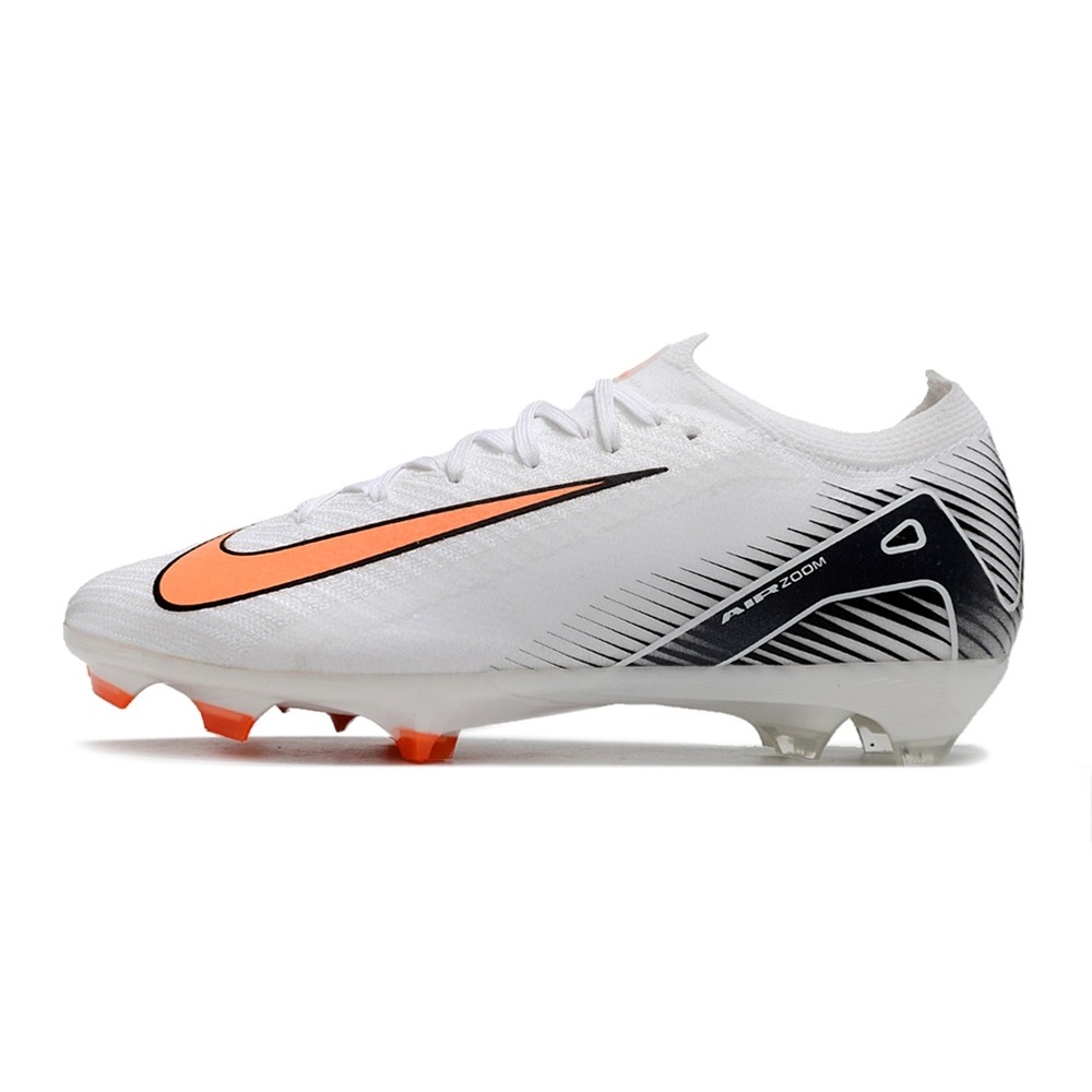 Chuteira de Campo NIKE Air Zoom Mercurial Vapor 16 Elite FG Branco/Laranja