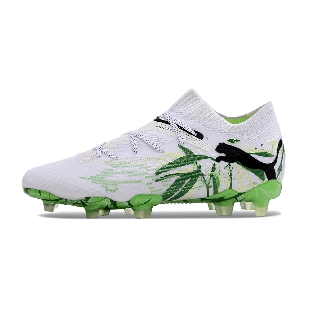 Chuteira de Campo Puma Future 7 Ultimate FG/AG Branco/Verde