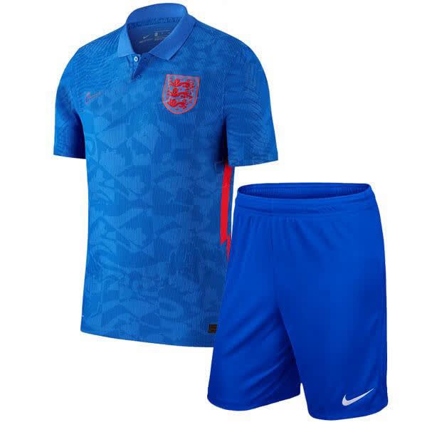 Camisa e Shorts Inglaterra II 2020 - Nike Infantil - Azul