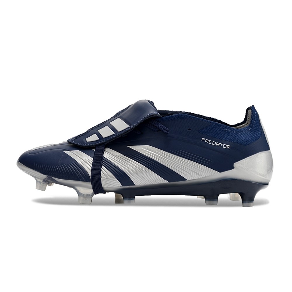 Chuteira de Campo ADIDAS Predator+ Elite FG Azul/Prata