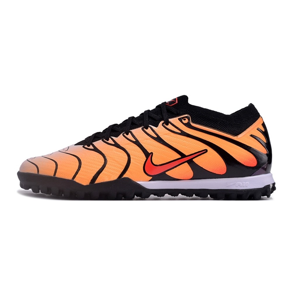 Chuteira Nike Air Zoom Mercurial Vapor 15 Elite Society TN Laranja/Preto P.E.