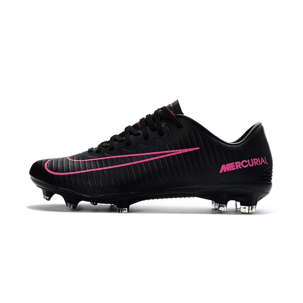 Chuteira de Campo NIKE Mercurial Vapor XI FG Preto/Pink 