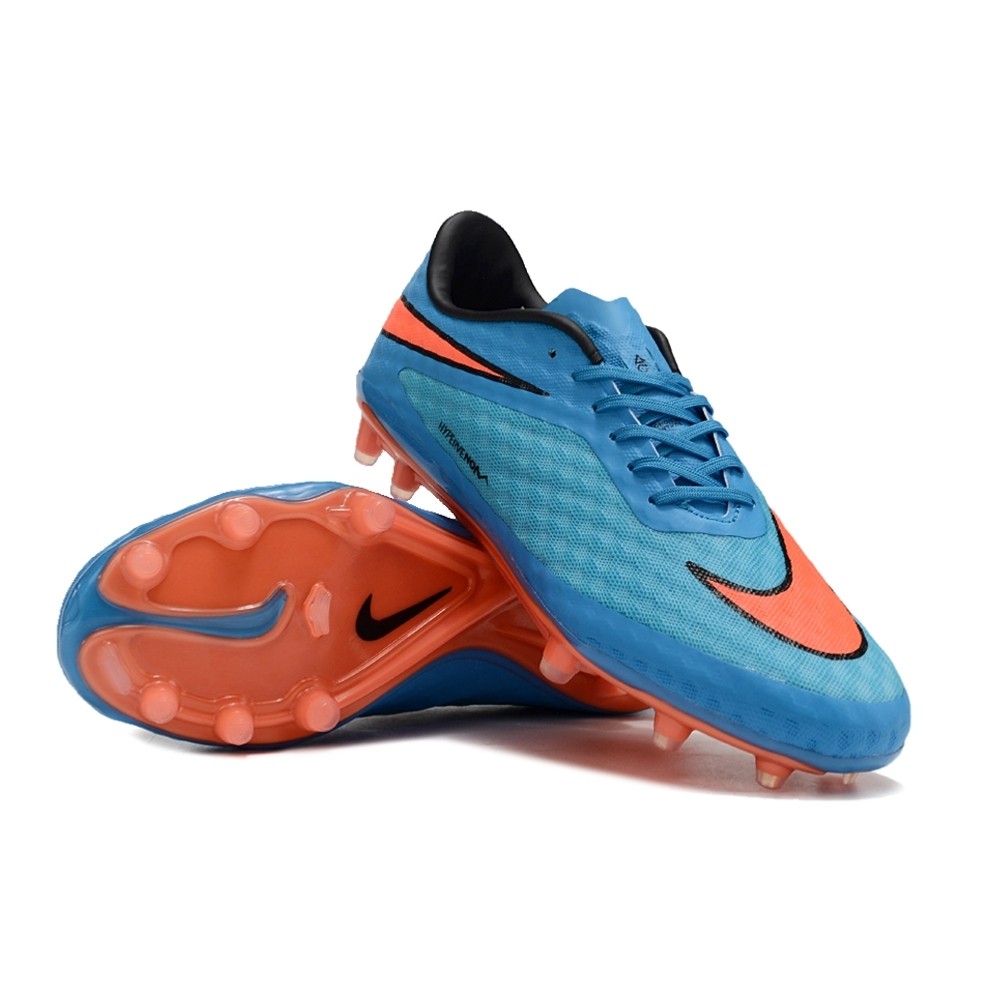 Chuteira de Campo NIKE Hypervenom Phantom FG Azul/Laranja