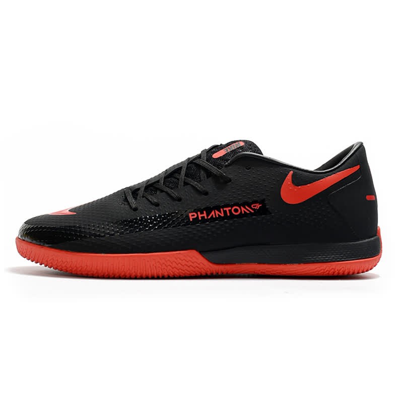Chuteira Nike React Phantom GT Pro Futsal Preto Vermelho