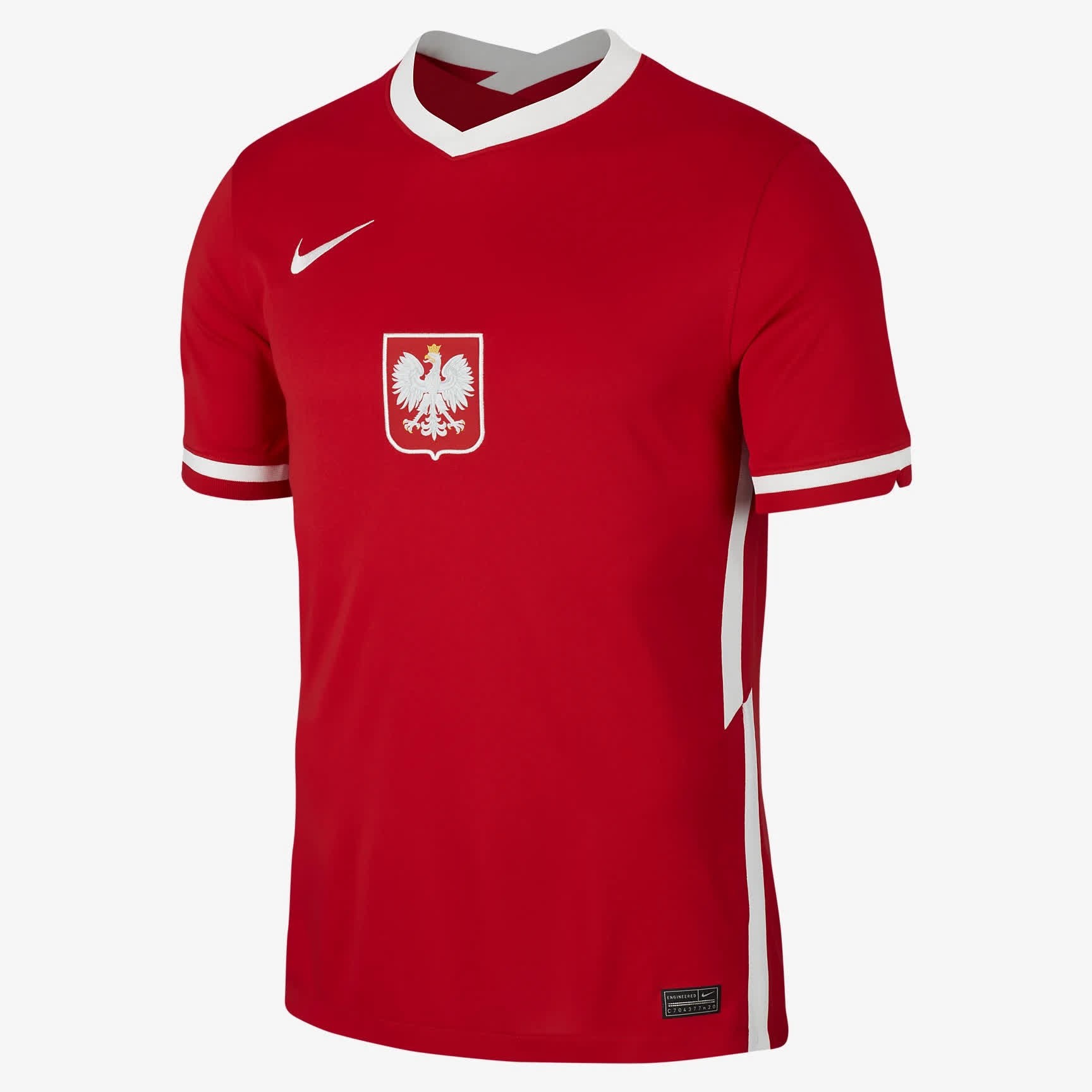 Camisa I Polonia 2021 - Torcedor Nike Masculino - Vermellho