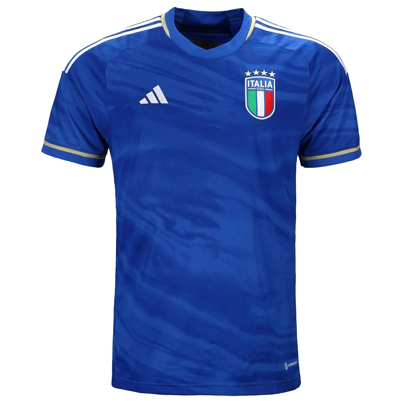 Camisa Italia I 2023 - Torcedor Adidas Masculino - Azul