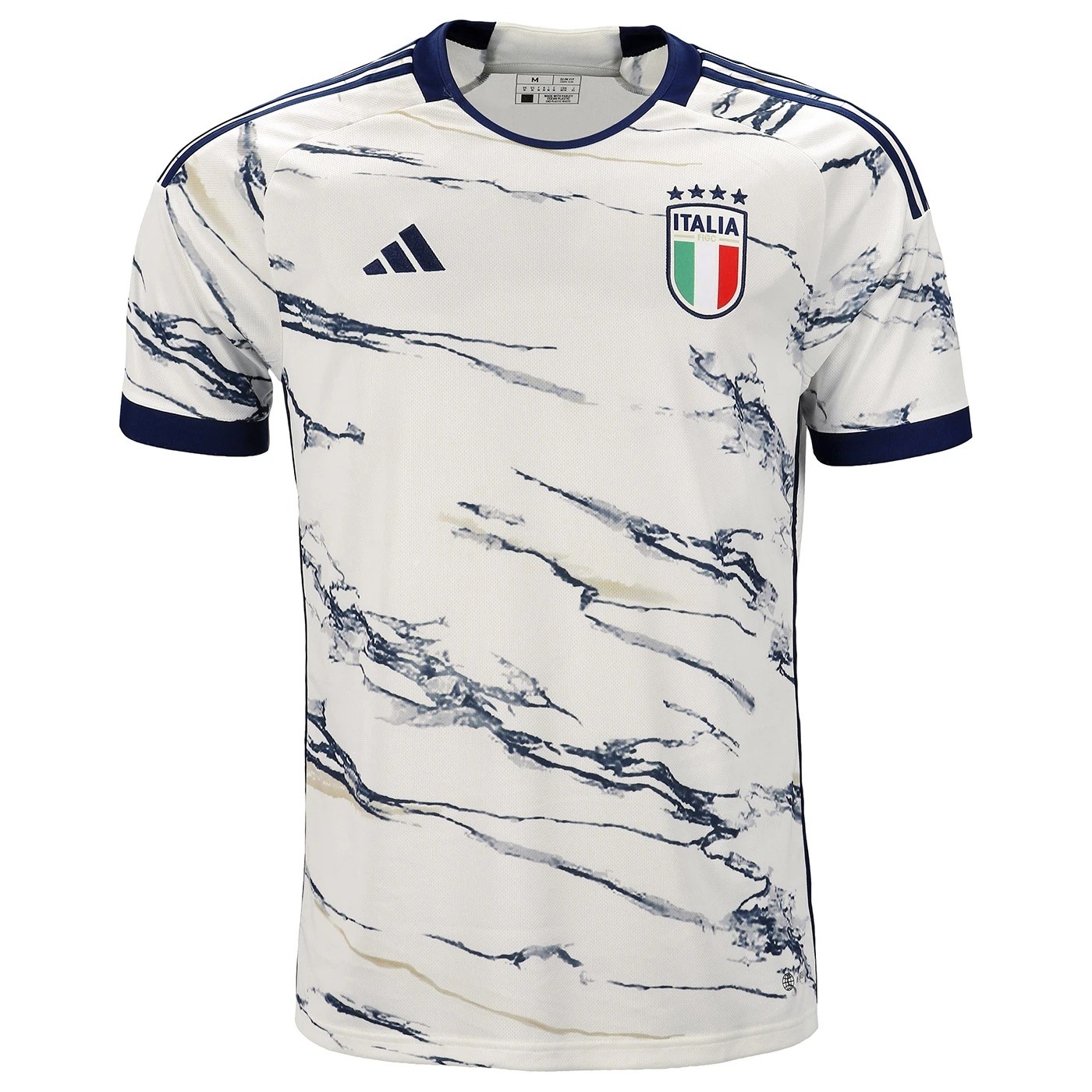 Camisa Italia II 2023 - Torcedor Adidas Masculino - Branco