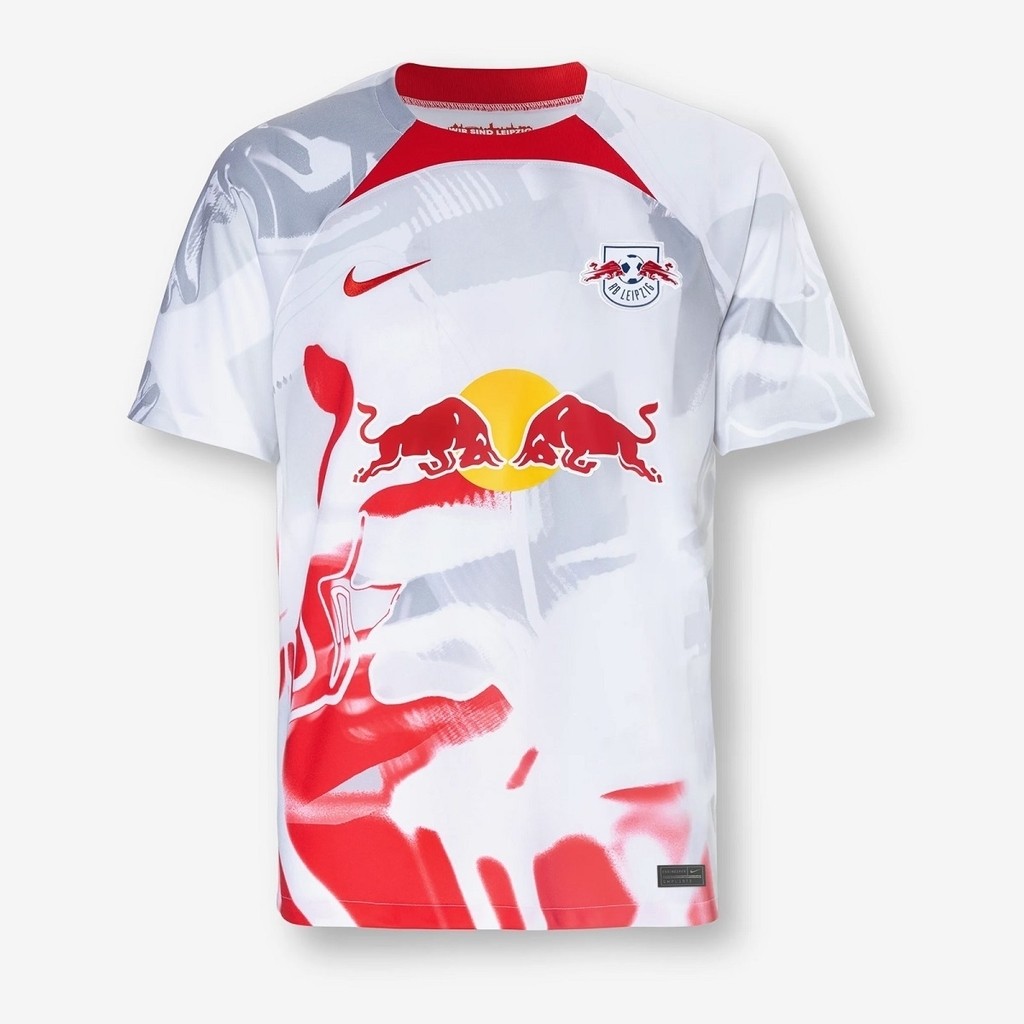 Camisa RB Leipzig I 22/23 - Torcedor Nike Masculino - Branco Vermelho