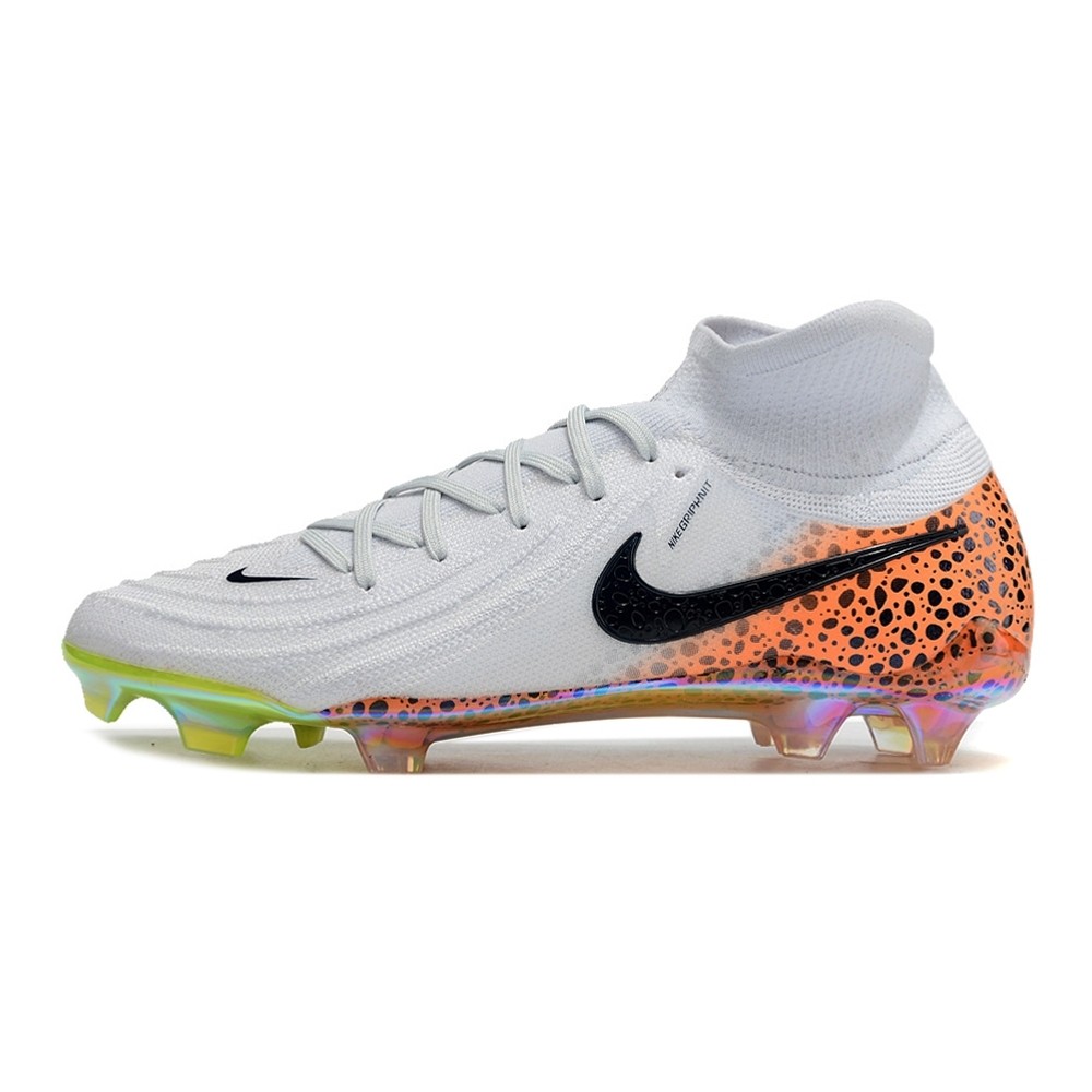 Chuteira de Campo NIKE Phantom Luna II Elite LV8 Cinza/Laranja