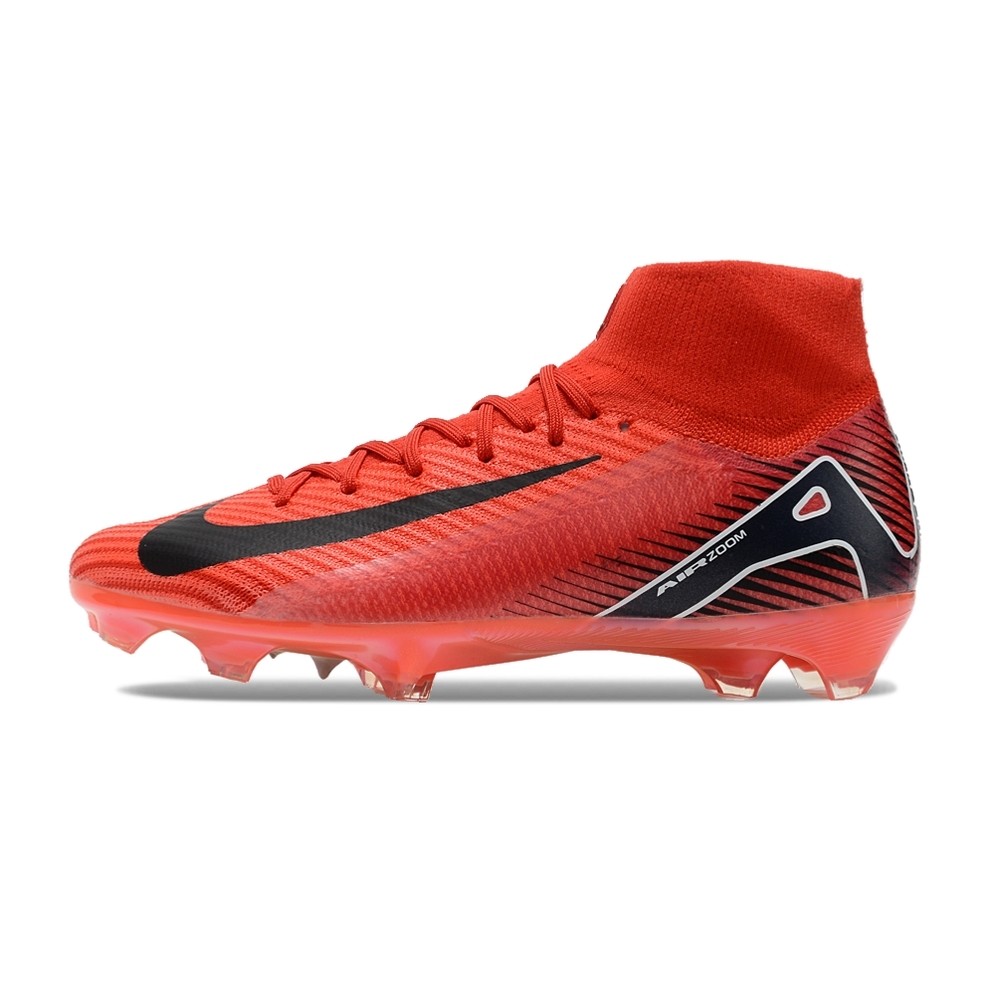 Chuteira de Campo NIKE Air Zoom Superfly 10 Elite FG Vermelho/Preto