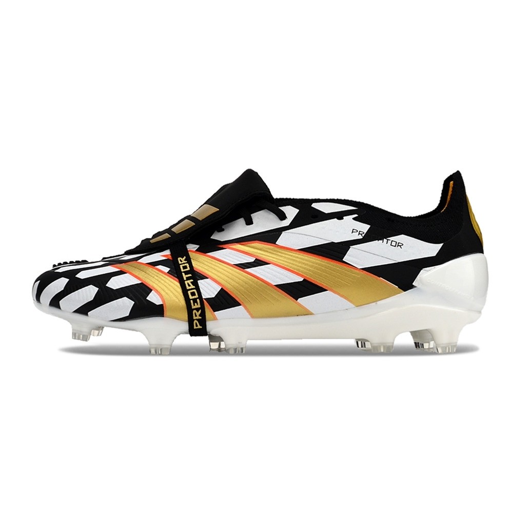 Chuteira de Campo ADIDAS Predator+ Elite FG Preto/Branco