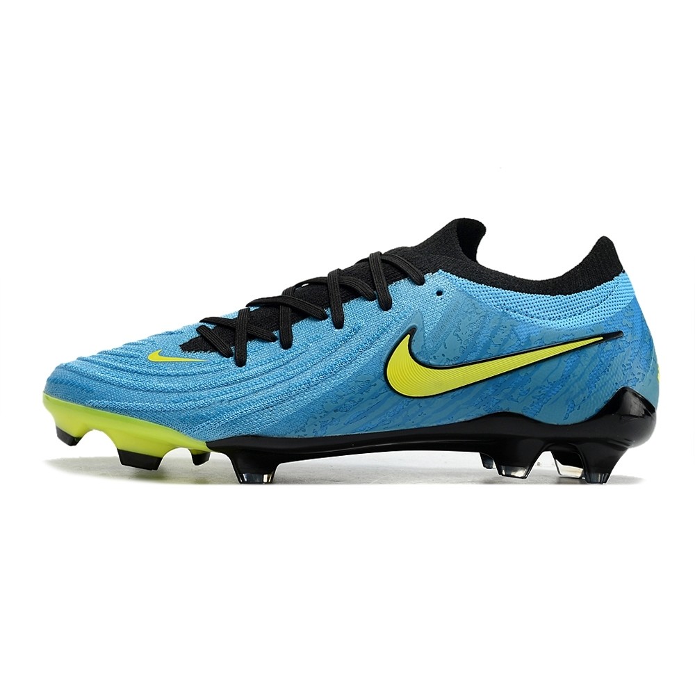 Chuteira de Campo NIKE Phantom GX2 Elite LV8 FG Azul/Amarelo