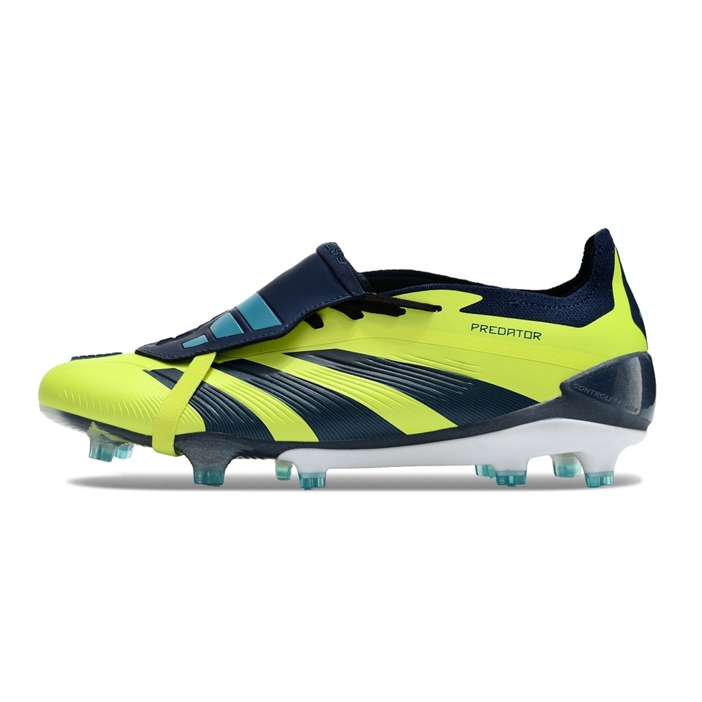 Chuteira de Campo ADIDAS Predator+ Elite FG Amarelo/Azul