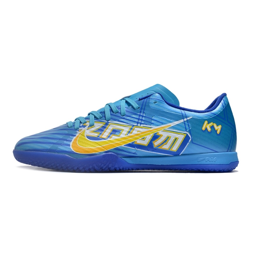 Nike Air Zoom Mercurial Vapor 15 Academy Futsal Mbappe Azul/Amarelo P.E.