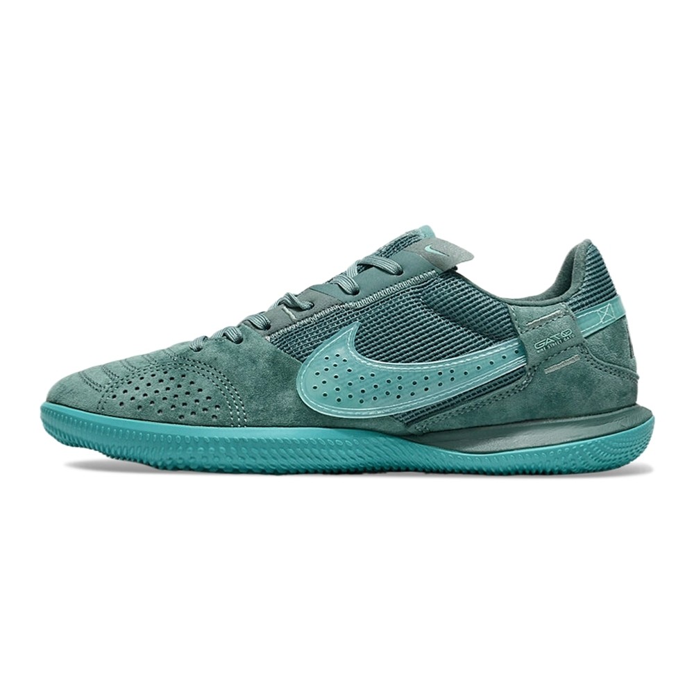 Chuteira NIKE Street Gato Futsal Verde/Azul