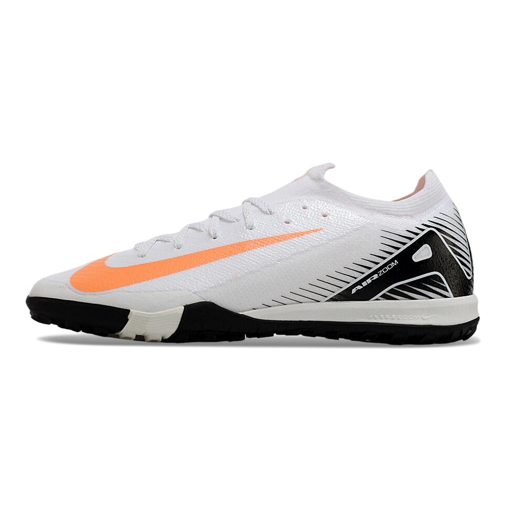 Chuteira Nike Air Zoom Mercurial Vapor 16 Pro Society Branco/Laranja