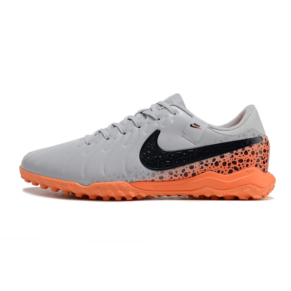 Chuteira NIKE Tiempo Legend 10 Academy Society Cinza/Laranja