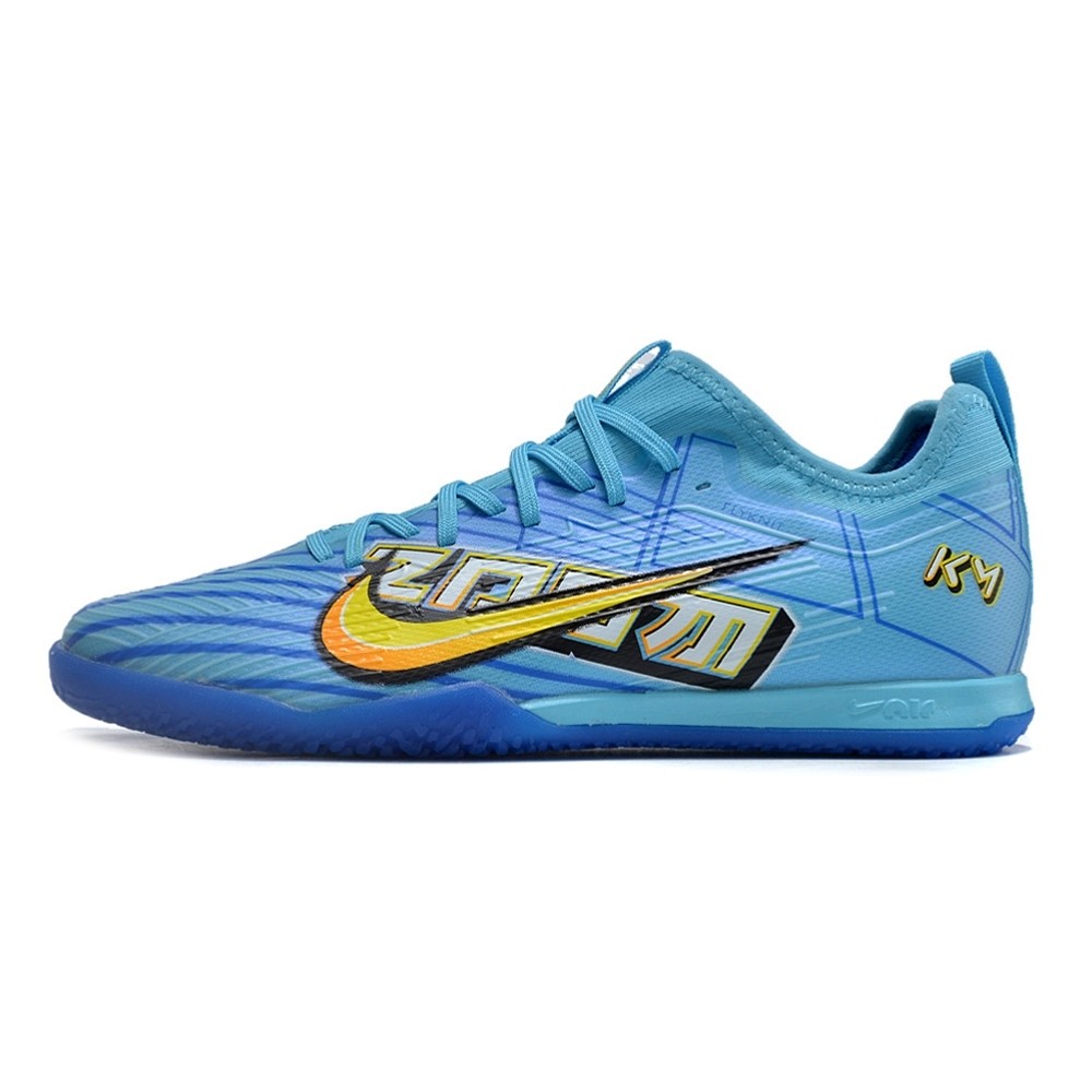 Chuteira Nike Air Zoom Mercurial Vapor 15 Pro Futsal Mbappe Azul/Amarelo