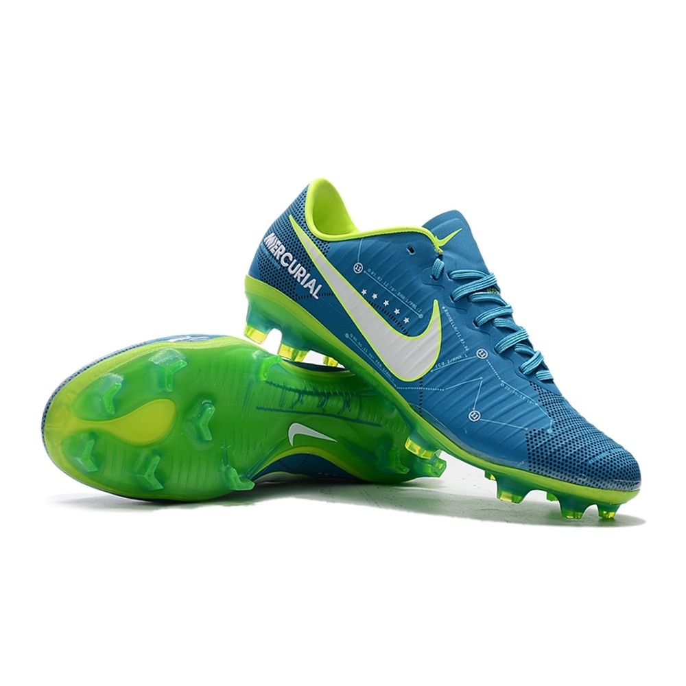 Chuteira de Campo NIKE Mercurial Vapor XI FG Neymar Azul/Verde