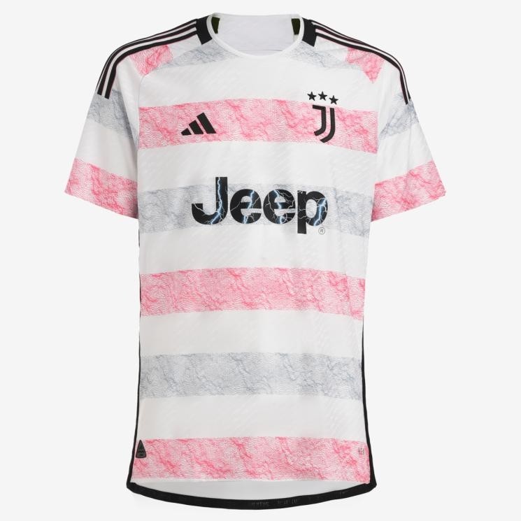 Camisa Juventus II 23/24 - Jogador Adidas Masculino - Branco/Rosa