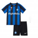 Camisa e Shorts Inter de Milão I 23/24 - Torcedor Adidas Infantil - Azul/Preto