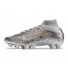 Chuteira de Campo NIKE Air Zoom Superfly 9 Elite AG XXV Prata/Dourado P.E.