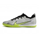 Chuteira Nike Air Zoom Mercurial Vapor 15 Pro Futsal XXV Prata/Verde