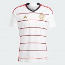 Camisa Flamengo II 2024 - Torcedor Masculina - Branco/Vermelho