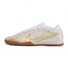 Chuteira Nike Air Zoom Mercurial Vapor 15 Elite Futsal Branco/Dourado