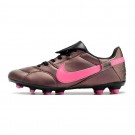 Chuteira de Campo Nike Premier III FG Marrom/Rosa