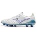 Chuteira Campo Mizuno Morelia Neo 3 FG Azul Branco