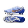 Chuteira Campo NIKE Air Zoom Mercurial Vapor 15 Elite AG CR7 Branco Azul