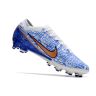 Chuteira Campo NIKE Air Zoom Mercurial Vapor 15 Elite AG CR7 Branco Azul