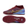 Chuteira Futsal NIKE Air Zoom Mercurial Superfly 9 Academy Mbappe Vinho