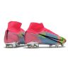 Chuteira Campo NIKE Mercurial Superfly 8 FG Elite Rosa Azul