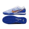 Chuteira Society Nike Air Zoom Mercurial Vapor 15 Elite CR7 Azul Branco