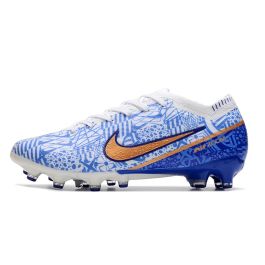 Produto Relacionado - Chuteira Campo NIKE Air Zoom Mercurial Vapor 15 Elite AG CR7 Branco Azul