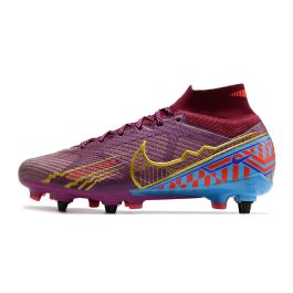 Chuteira Campo NIKE Air Zoom Mercurial Superfly 9 Elite SG-PRO Mbappe Vinho