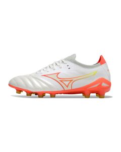 Chuteira De Campo Mizuno Morelia Neo IV Japan Branco/Laranja