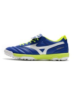 Chuteira MIZUNO Morelia TF AS II Society Azul Amarelo